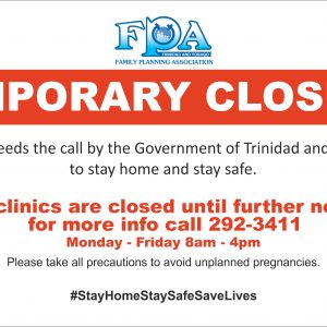 Until further notice our clinics and offices will be temporarily closed