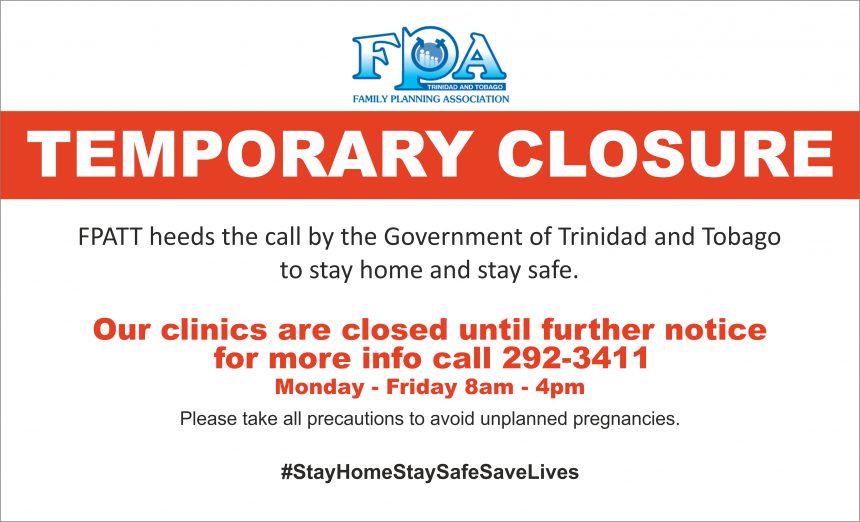 Until further notice our clinics and offices will be temporarily closed Until further notice our clinics and offices will be temporarily closed