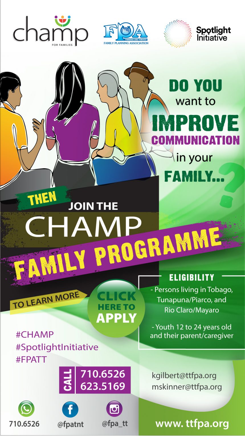 CHAMP is about building greater communication within families.