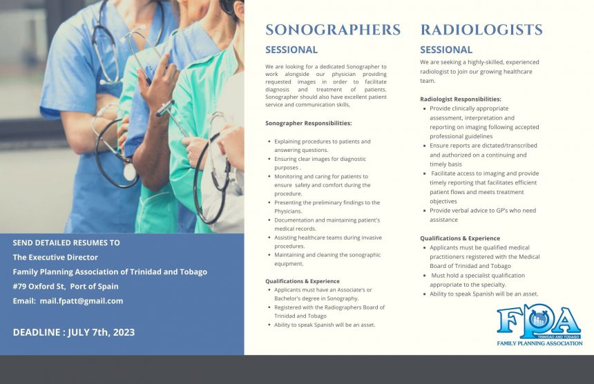Specialist Vacancies